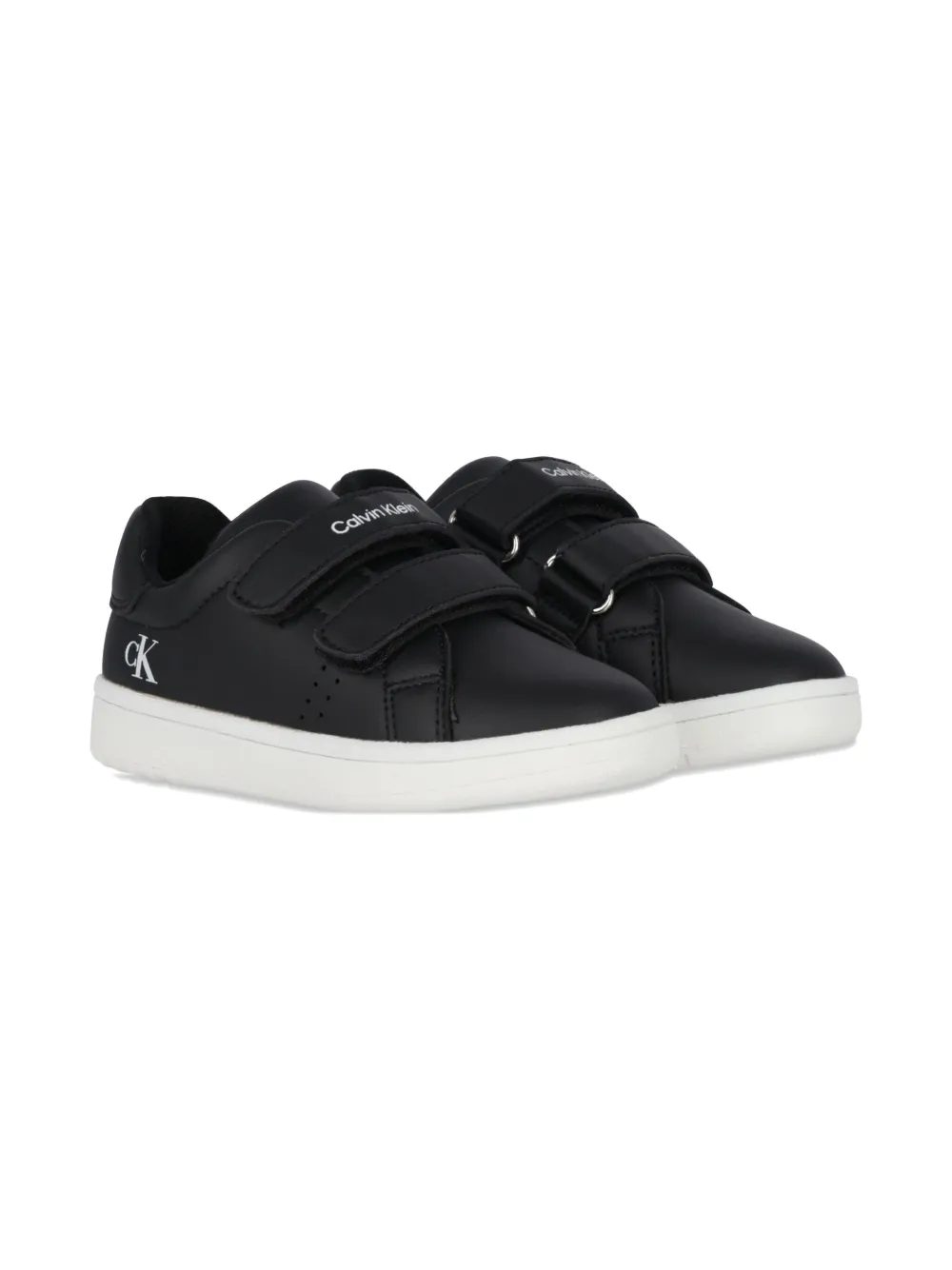 Calvin Klein Kids logo-print sneakers Zwart