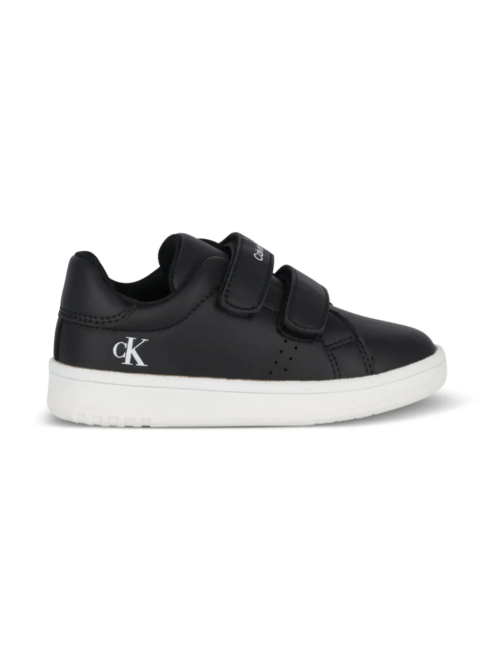 Calvin Klein Kids Sneakers met logoprint - Zwart
