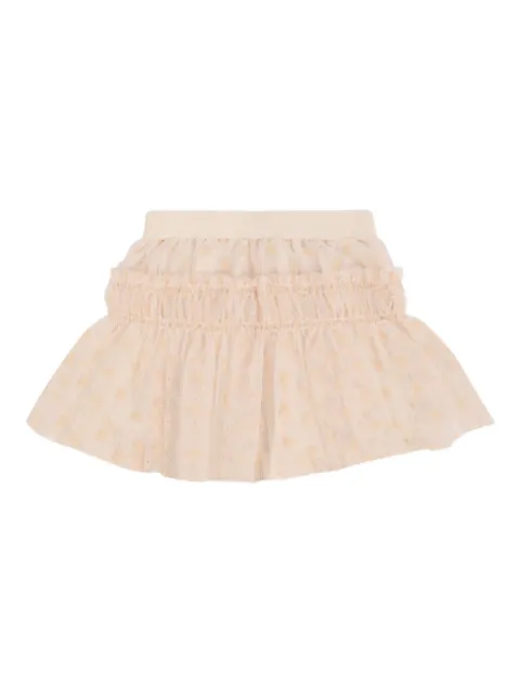 Mayoral star-print ruffled tutu skirt