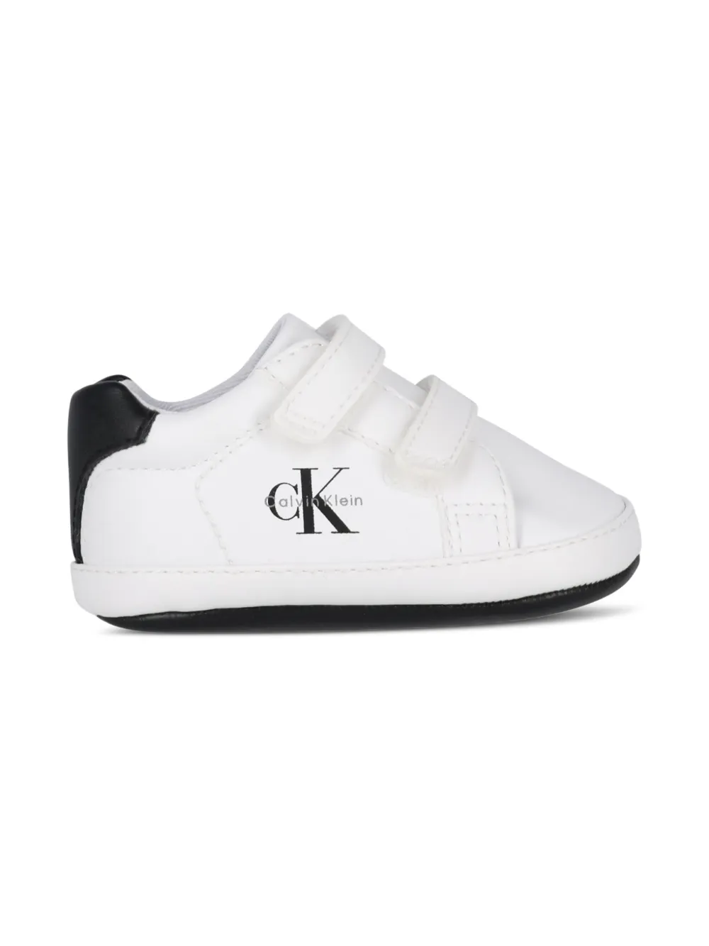 Calvin Klein Kids logo double-strap pre-walkers | Baby Boy Shoes | Image 2