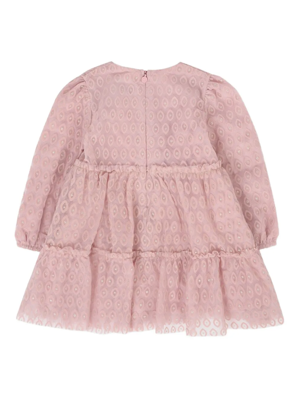 Mayoral embroidered tiered dress Roze