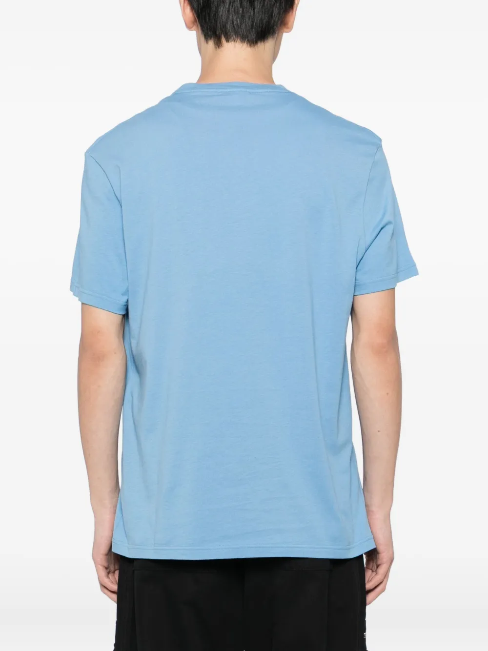 Alexander McQueen T-shirt met logo Blauw
