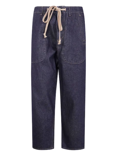 Uma Wang drawstring pocketed straight-leg jeans
