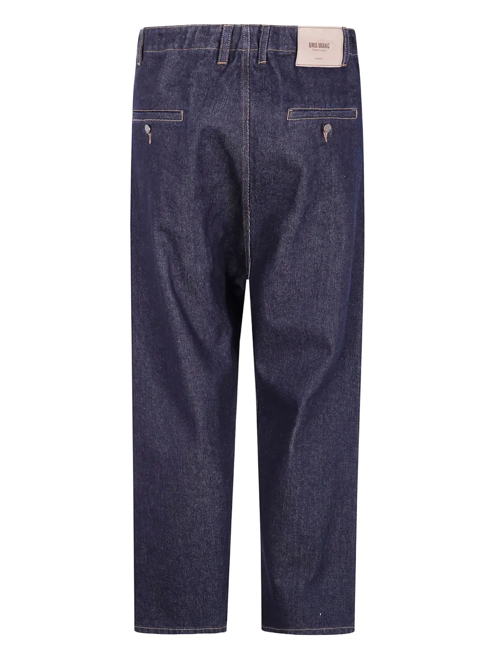 Uma Wang Straight jeans met trekkoord - Blauw