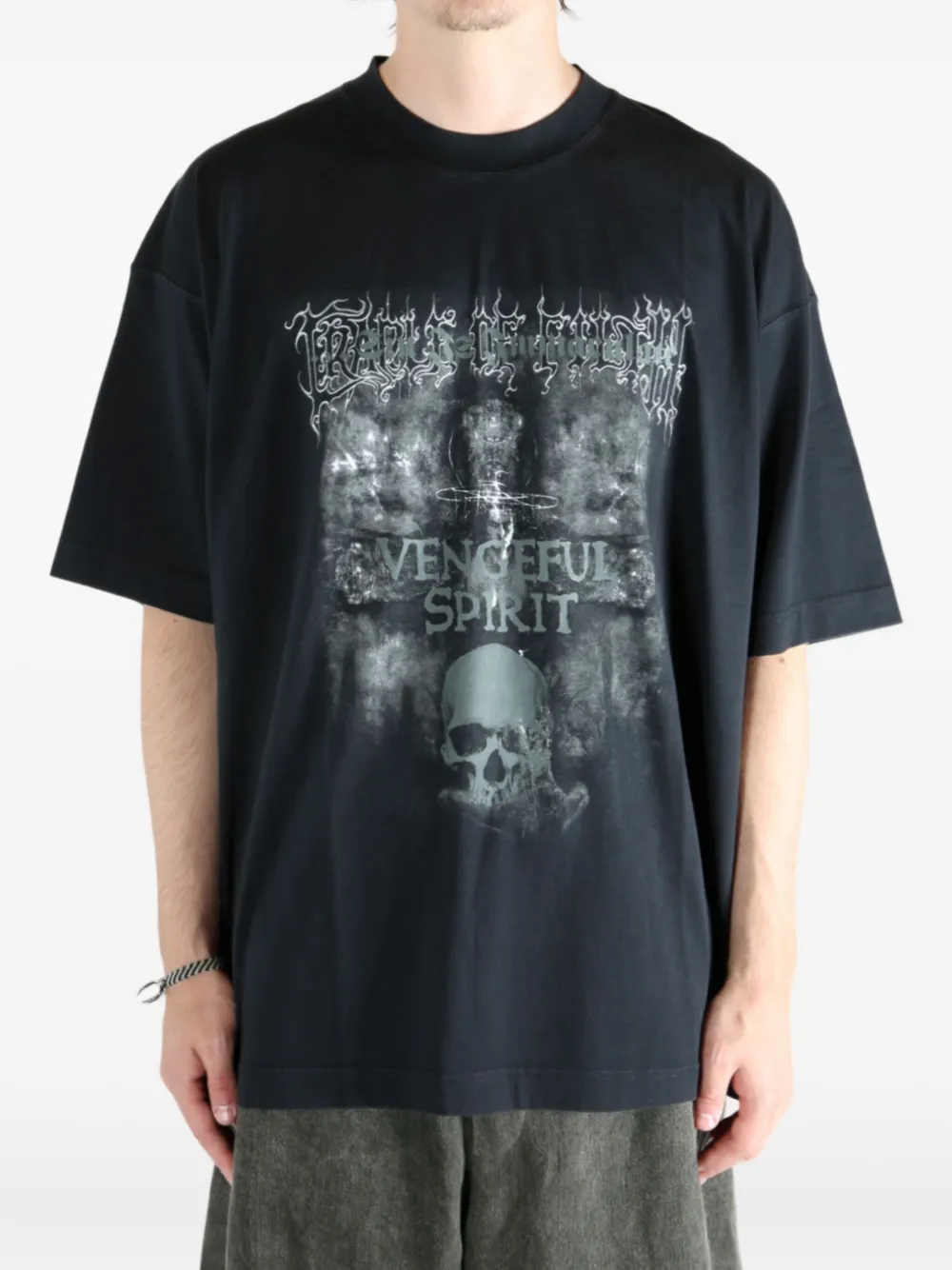 VETEMENTS cotton T-shirt Zwart