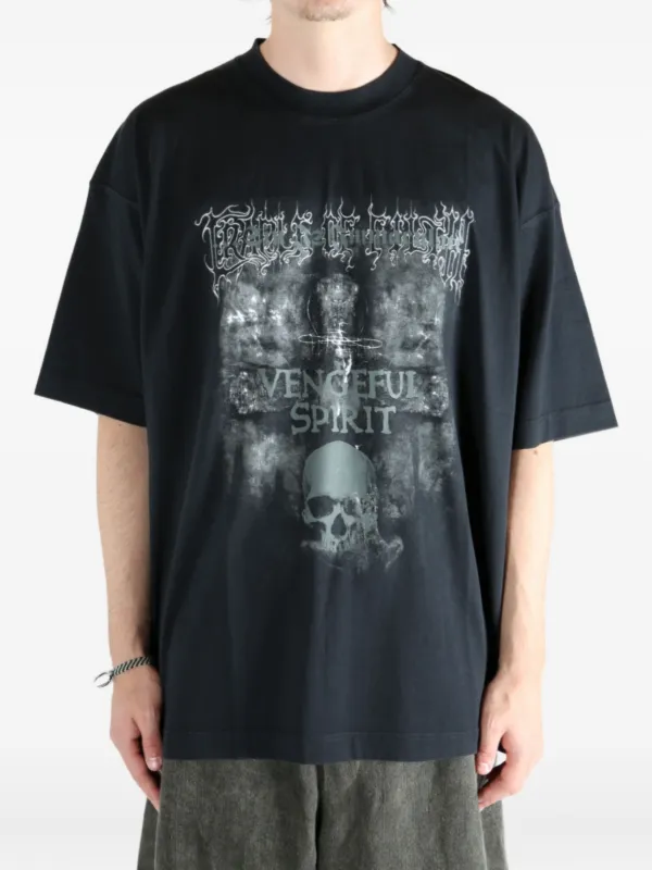 VETEMENTS コットン Tシャツ | ブラック | FARFETCH JP