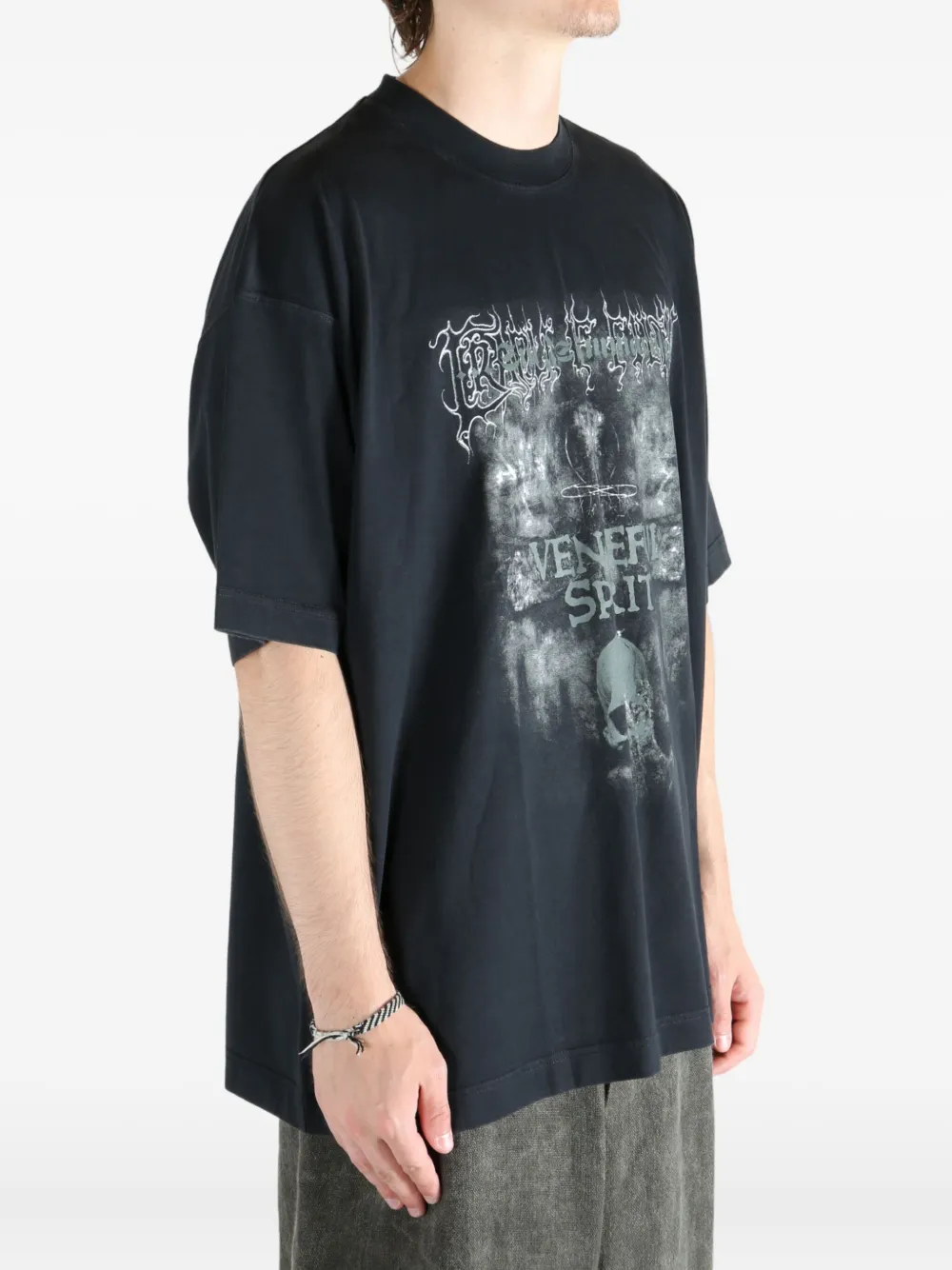 VETEMENTS cotton T-shirt Zwart