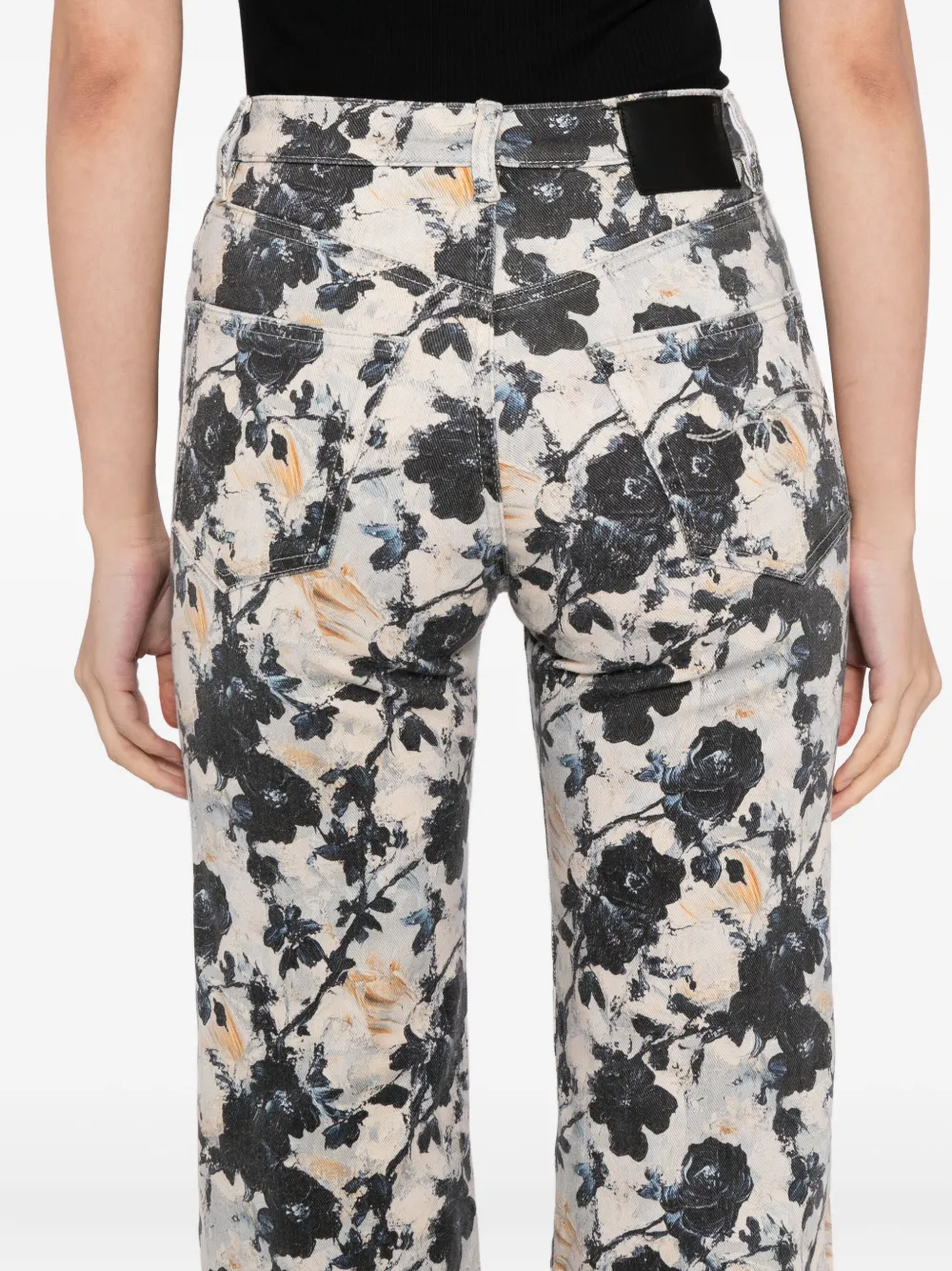 R13 Charlotte Flared Jeans In Black