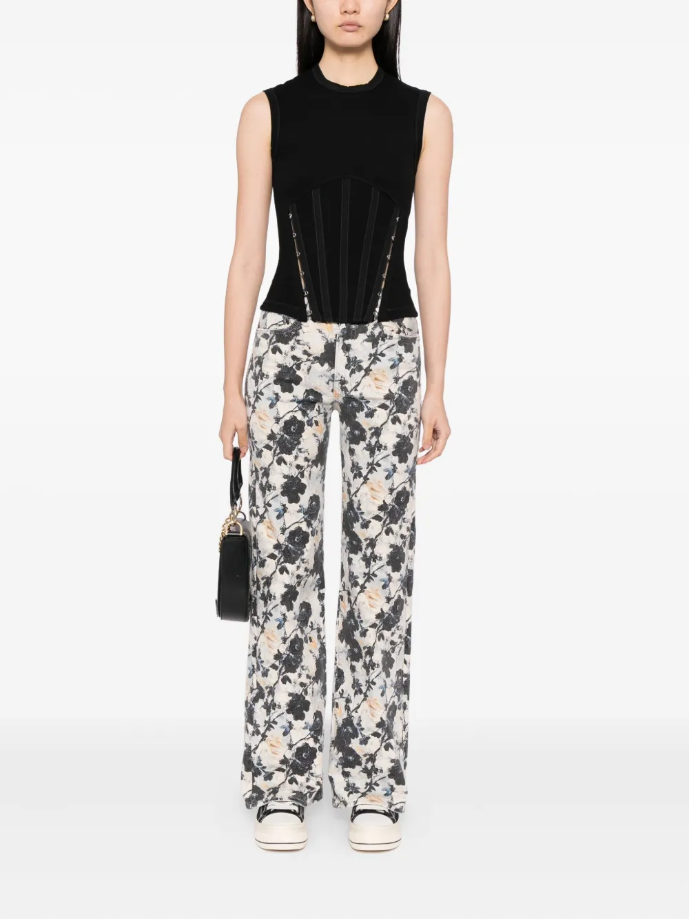 R13 Charlotte flared jeans - Beige