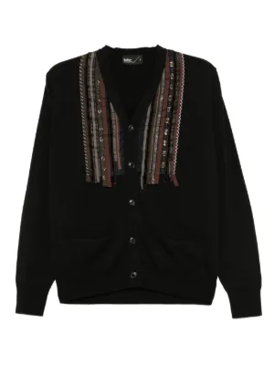 Comme Des Garçons Homme Plus Vネック カーディガン | ブラック