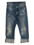 R13 cuffed drop jeans - Blue