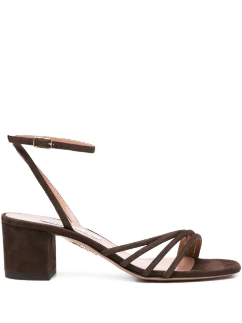 Aquazzura 50mm Latour ankle-strap leather sandals