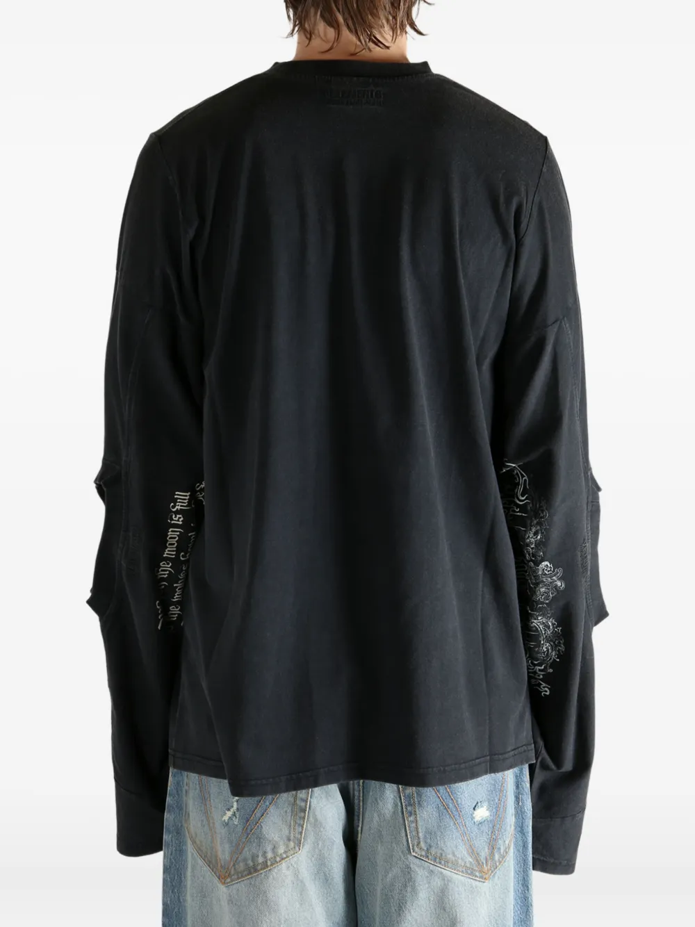 VETEMENTS long-sleeve sweater Zwart