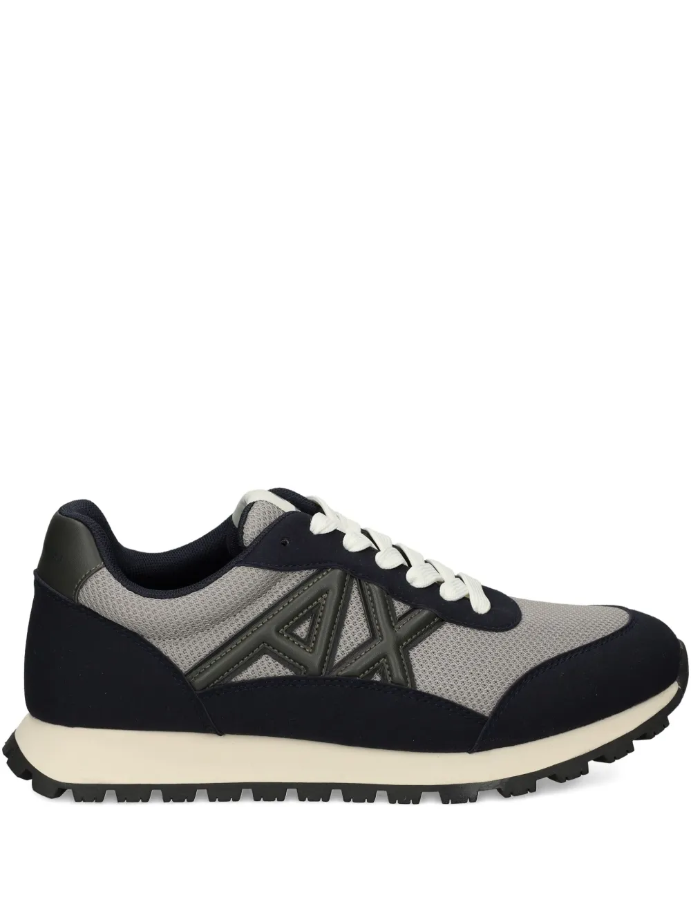 Armani Exchange logo-detail sneakers - グレー Armani Exchange logo-detail sneakers - グレー