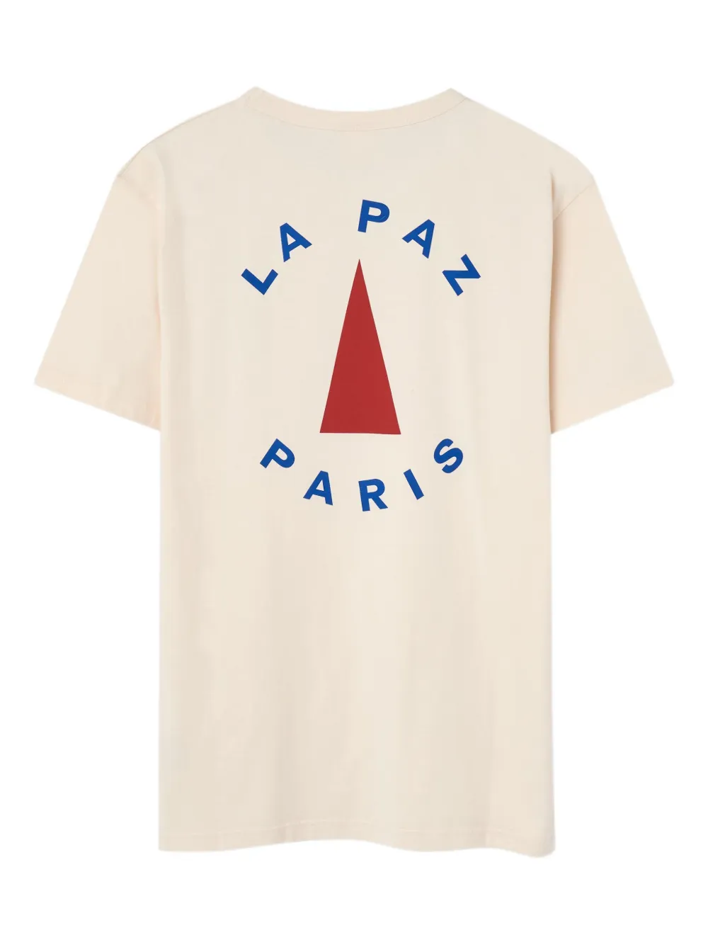 LA PAZ Guerreiro  Paris printed T-shirt - Beige