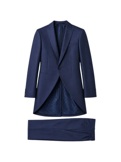 RAMON SANJURJO peak-lapel tailored single-breasted suit
