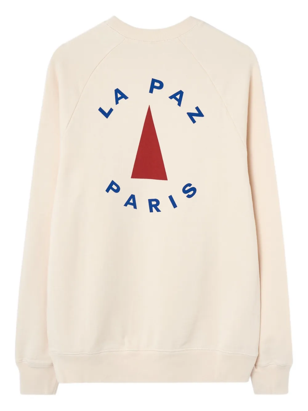LA PAZ Cunha  Paris printed sweatshirt - Beige