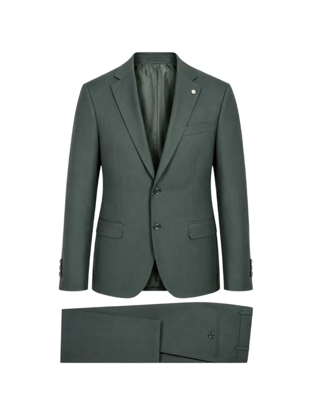 ETIEM TEXTIL S.L. single-breasted notched-lapel suit - Verde