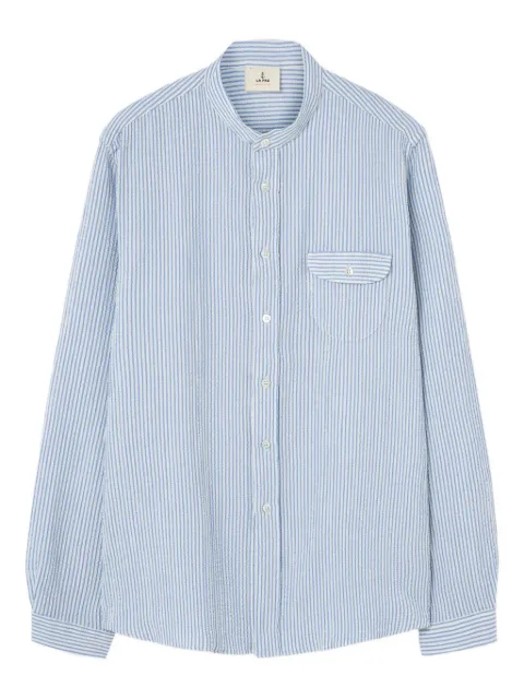 LA PAZ stripe long-sleeve shirt