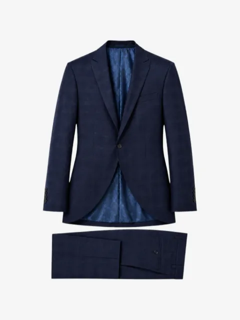 ROBERTO VINCENTI check-pattern button-detail suit