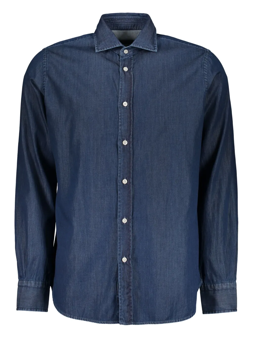 Moorer denim shirt Blauw