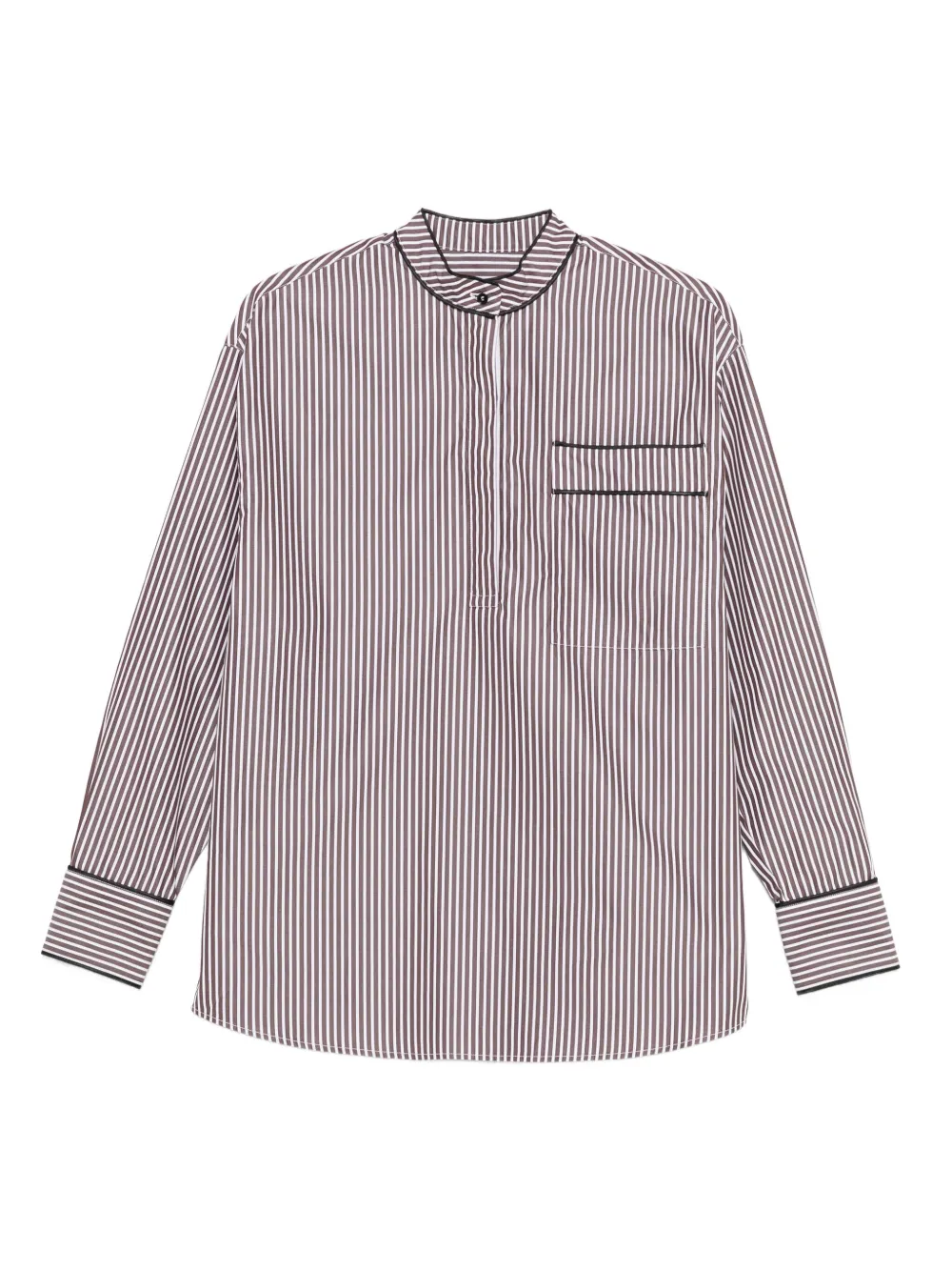 LouLou de Saison Verna striped blouse | Brown | Image 1