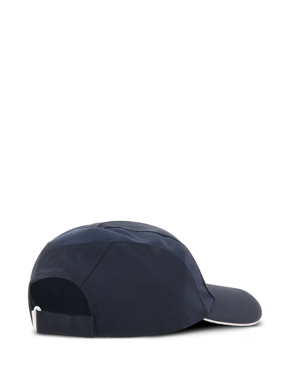 panelled logo baseball cap