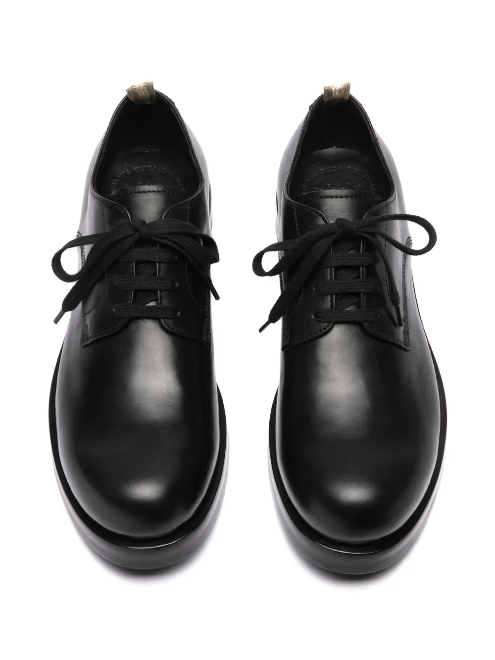 Officine Creative Leren veterschoenen Zwart