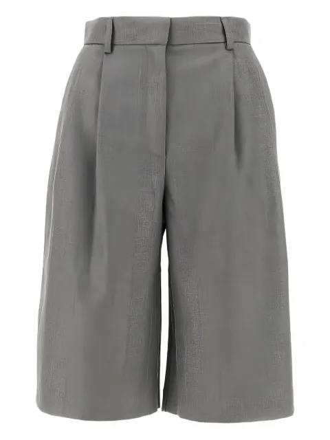 THE ANDAMANE pleated-front bermuda shorts