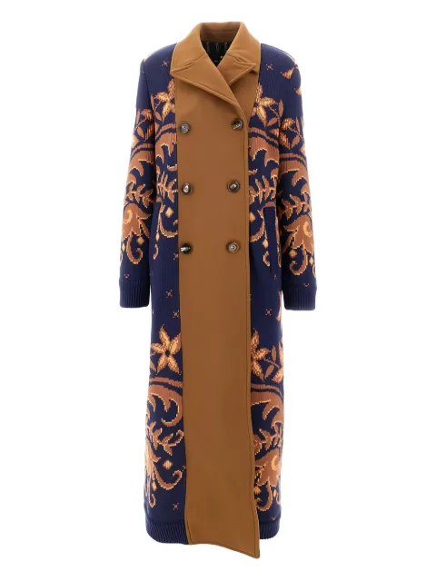 ETRO floral-pattern double-breasted coat