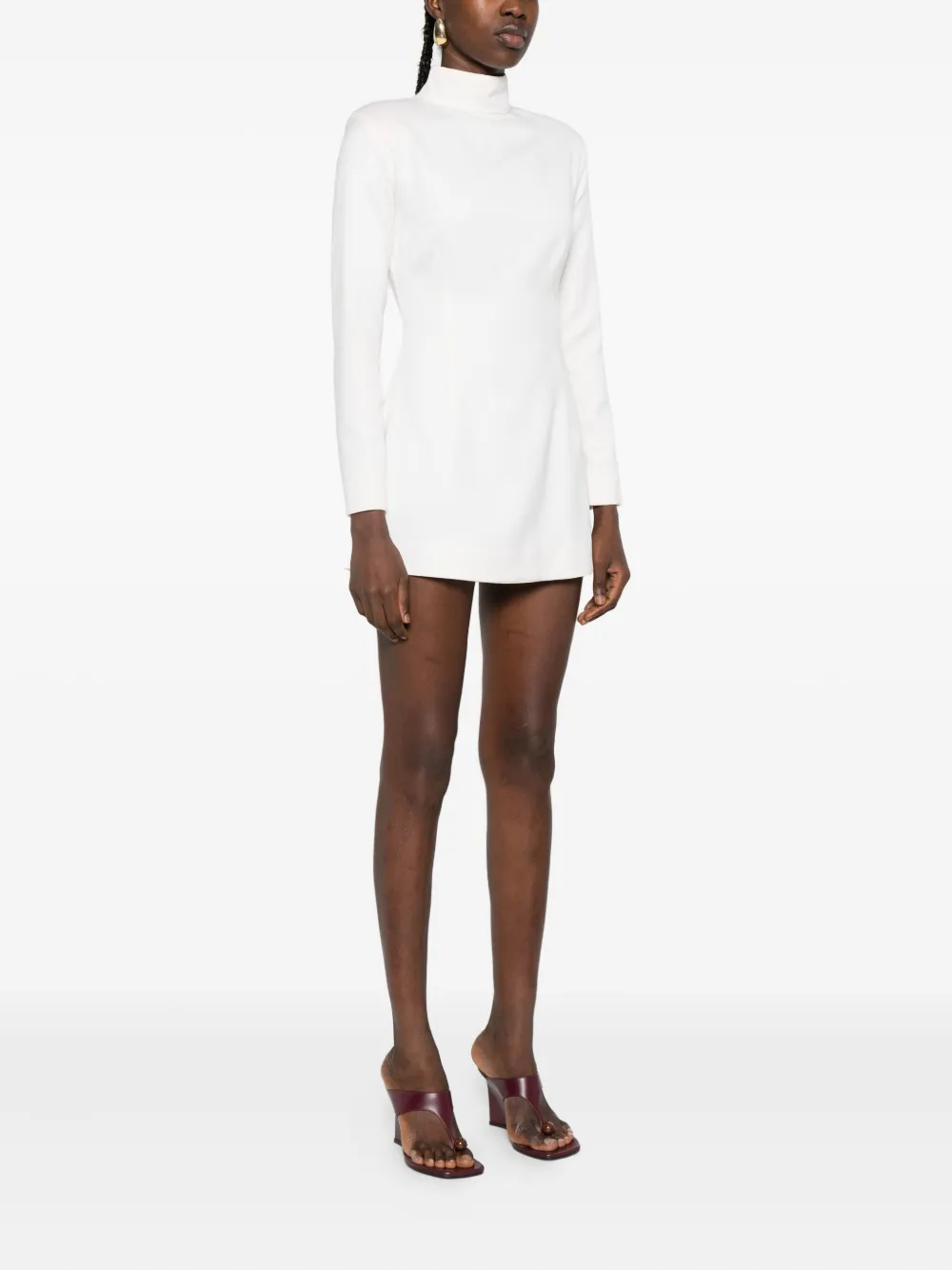 Vestiaire d'un Oiseau Libre Jurk met lange mouw Beige