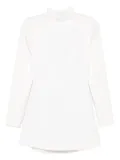 Vestiaire d'un Oiseau Libre high-neck long-sleeve dress - Neutrals