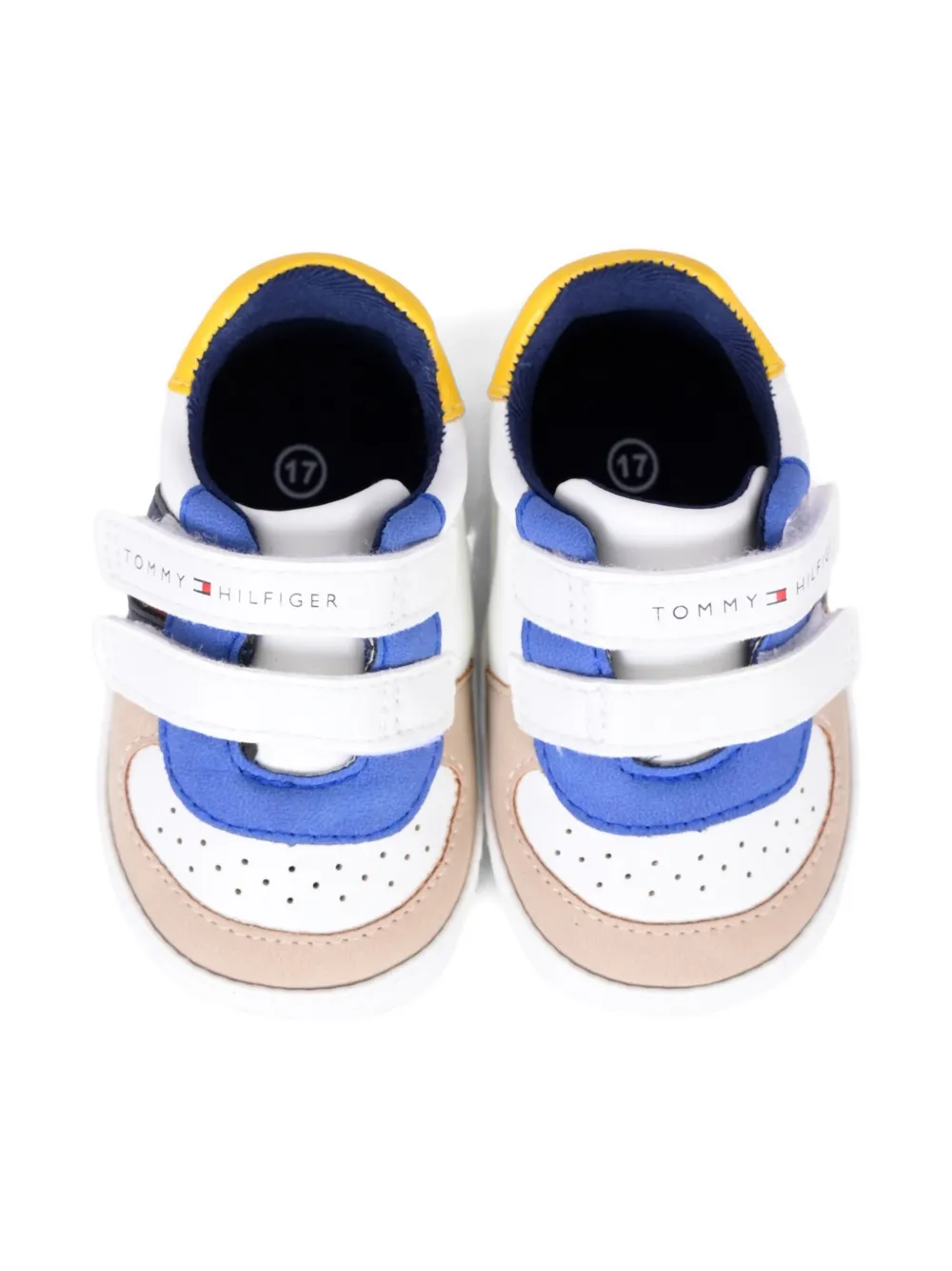 Tommy Hilfiger Junior double-strap crib shoes White