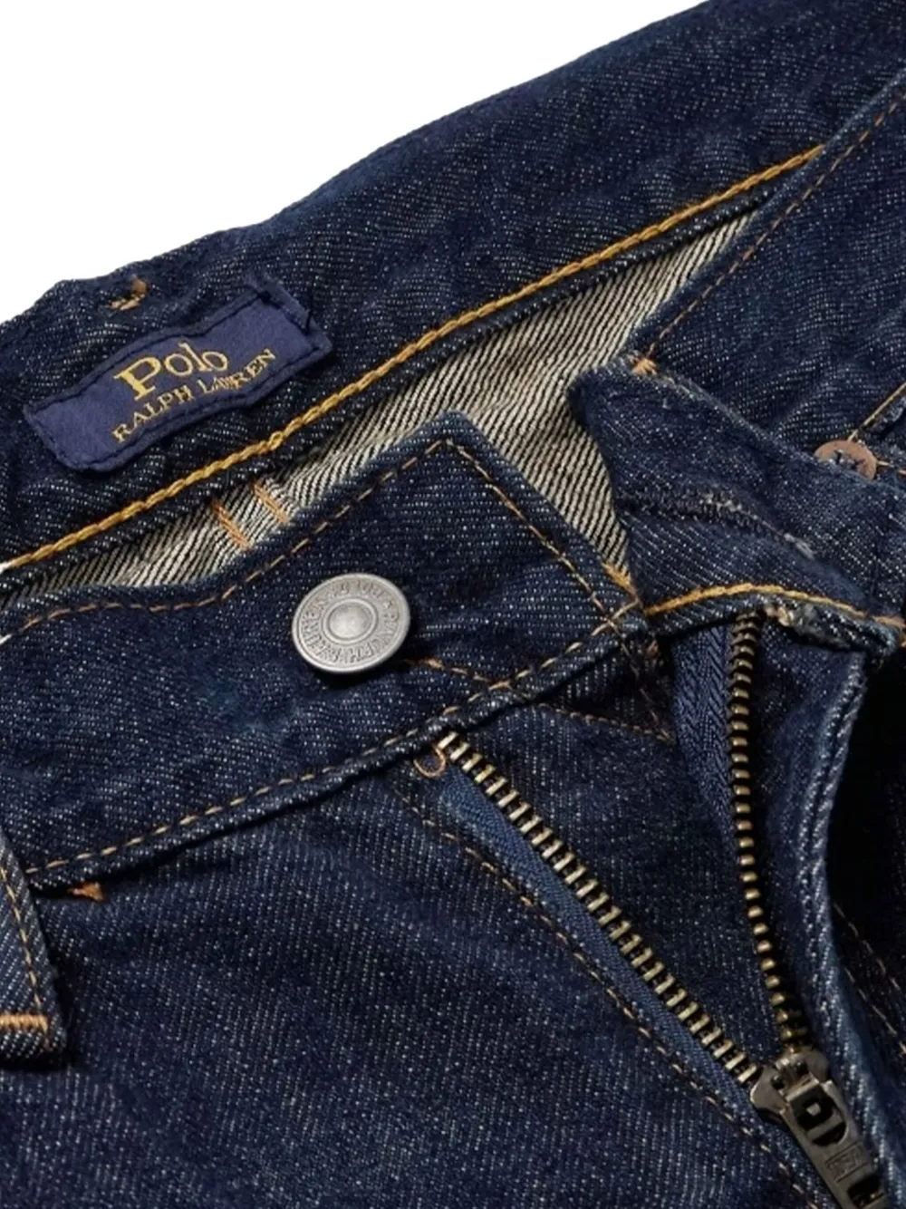 Polo Ralph Lauren Jeans met geborduurd logo Blauw