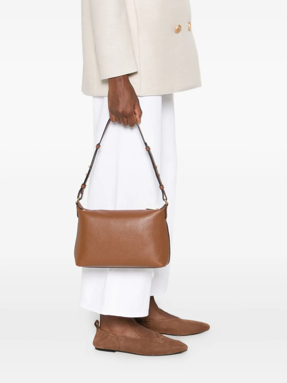 Bally leather shoulder bag - Bruin
