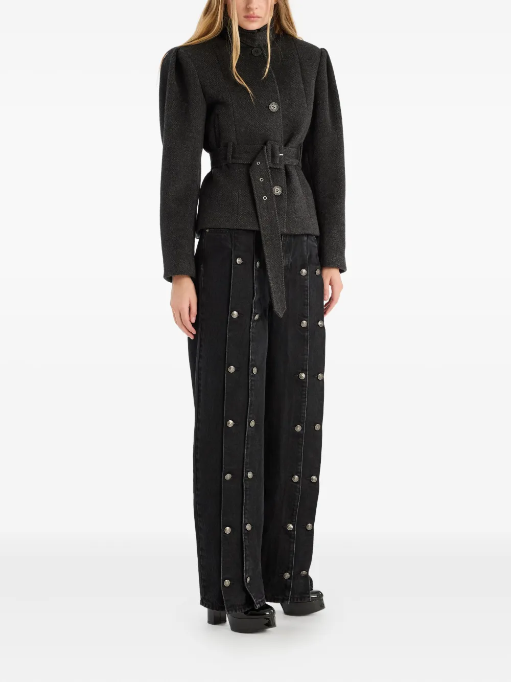 ROTATE BIRGER CHRISTENSEN oversized belted jacket | Oversized Jackets | Image 2