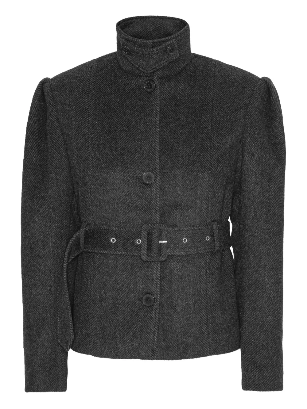 ROTATE BIRGER CHRISTENSEN oversized belted jacket | Grey | Image 1