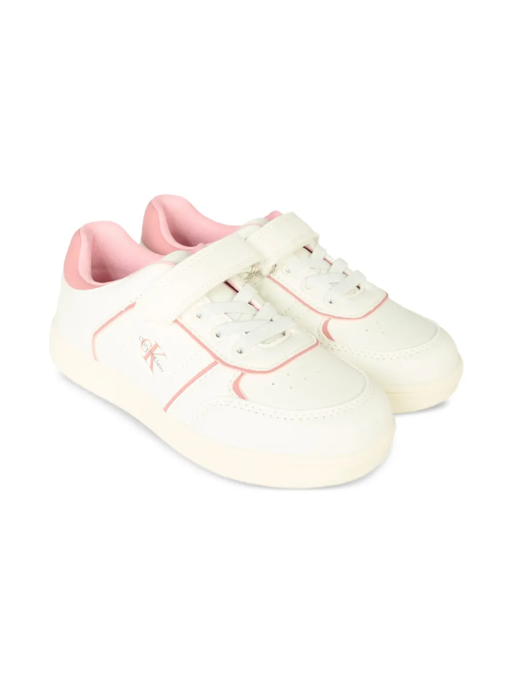 Calvin Klein Kids logo sneakers Wit