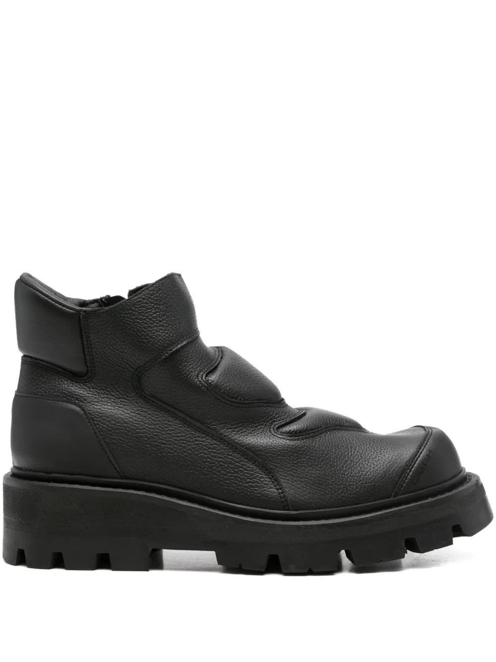 GmbH Aeon embossed leather boots Black