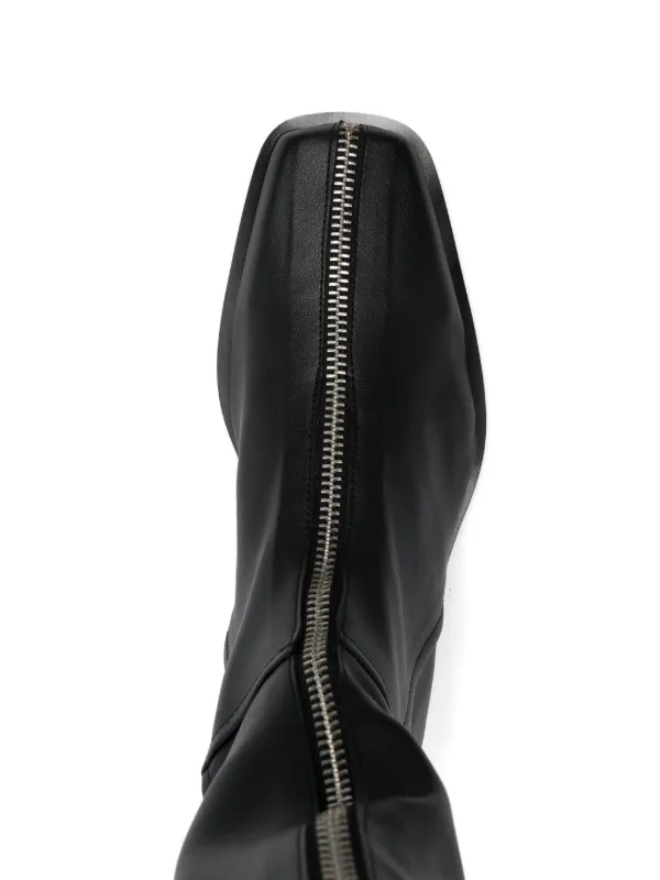 GmbH zip-front Overknee Boots | Black | FARFETCH