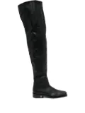 GmbH zip-front overknee boots - Black