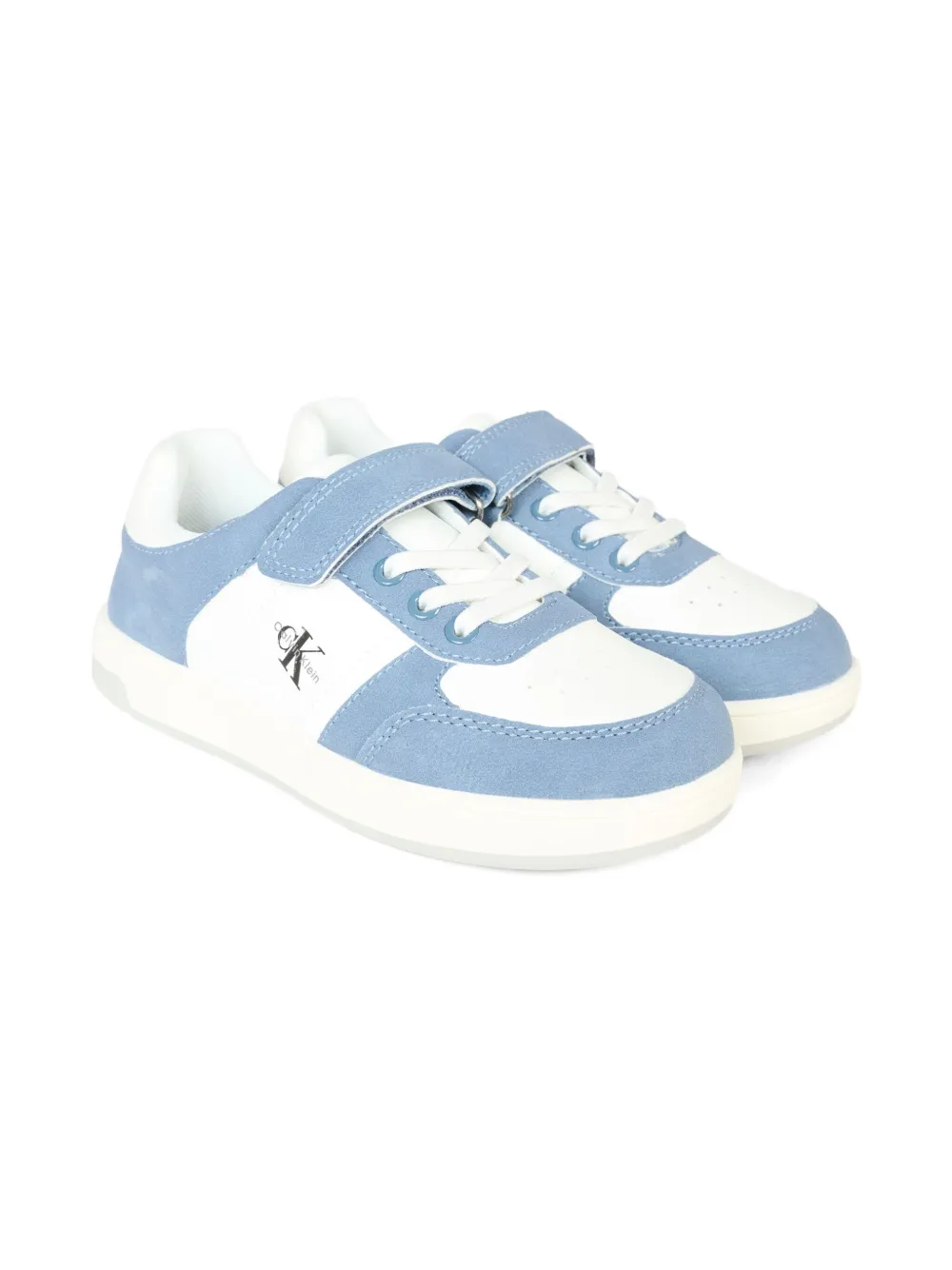 Calvin Klein Kids strap-detail sneakers Blue