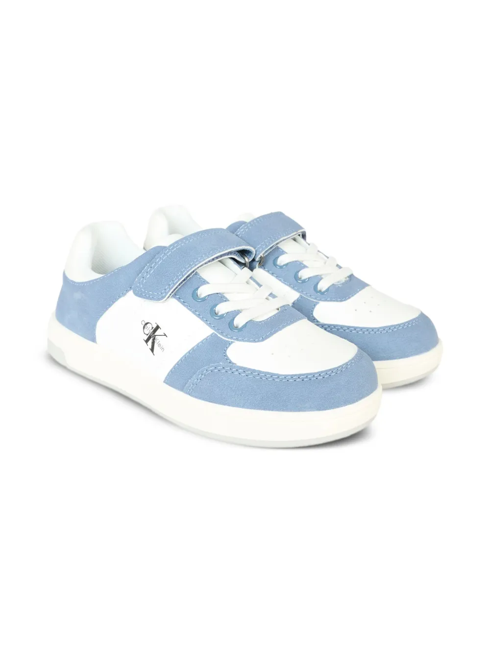 Calvin Klein Kids strap-detail sneakers Blue