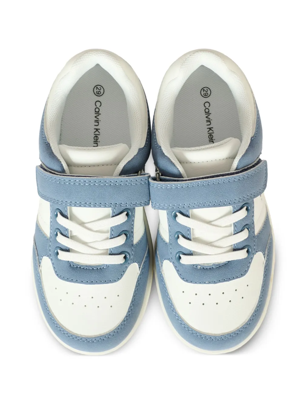 Calvin Klein Kids strap-detail sneakers Blue