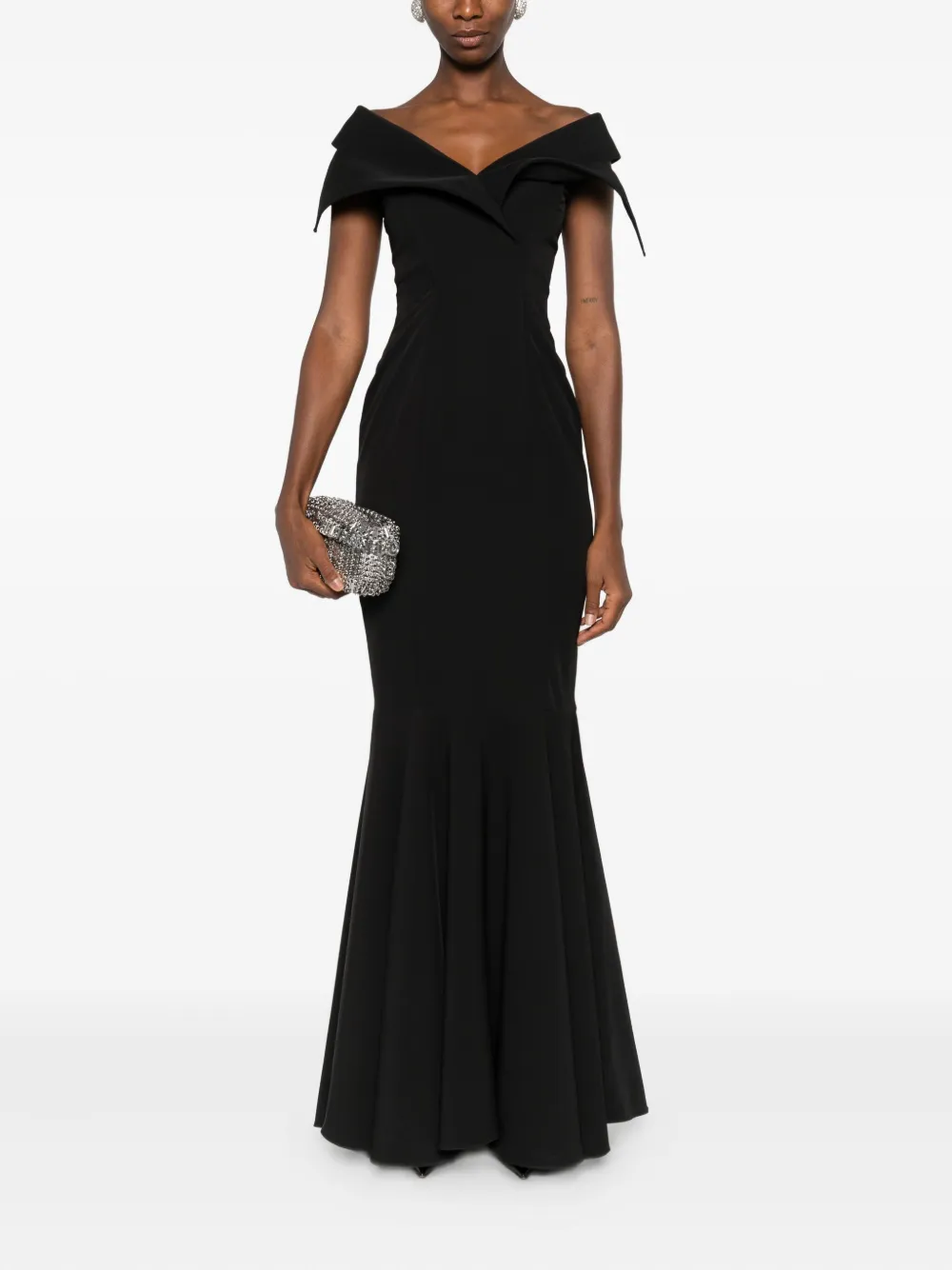 Vestiaire d'un Oiseau Libre cowl-neck flared dress | Evening Dresses | Image 2