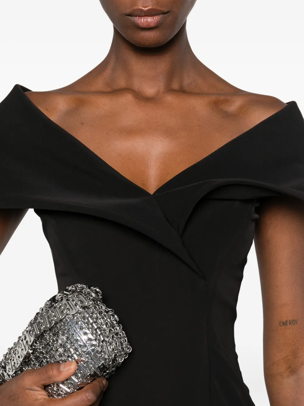 Vestiaire d'un Oiseau Libre Jurk met col Zwart