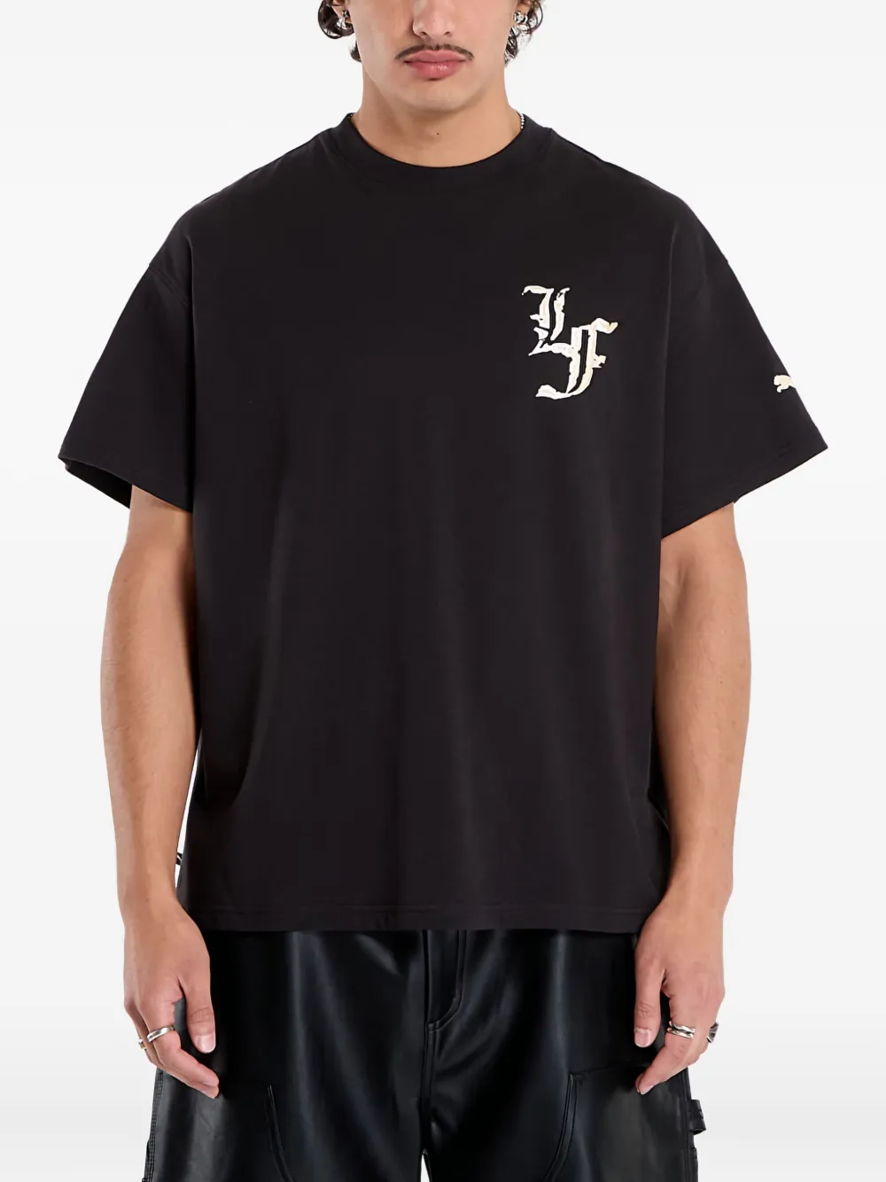 PUMA graphic-print T-shirt | Black | Image 1