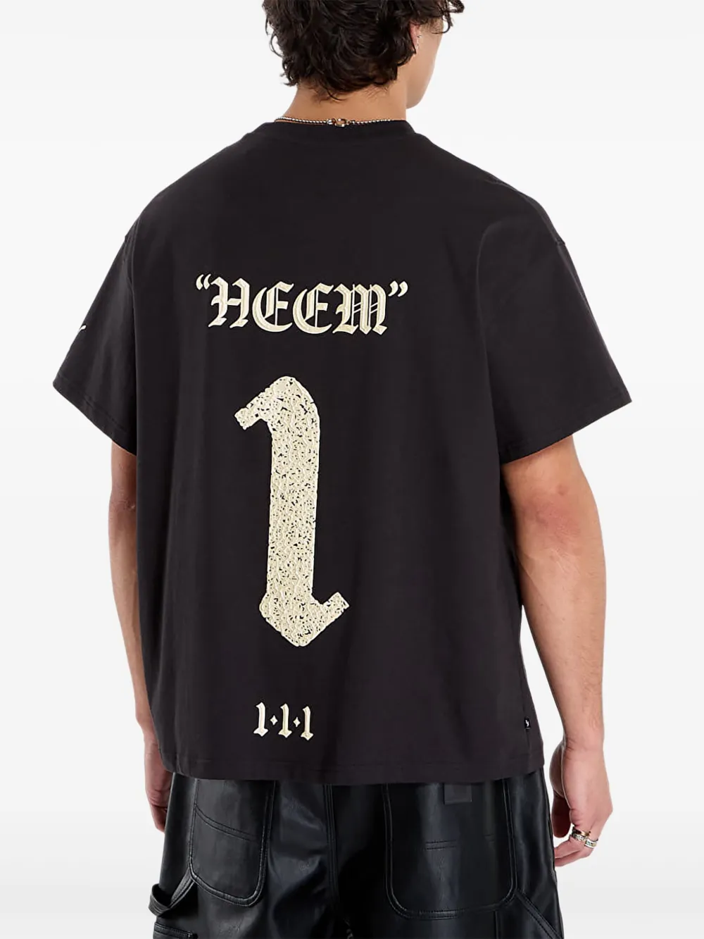 Puma Graphic-print T-shirt In Black
