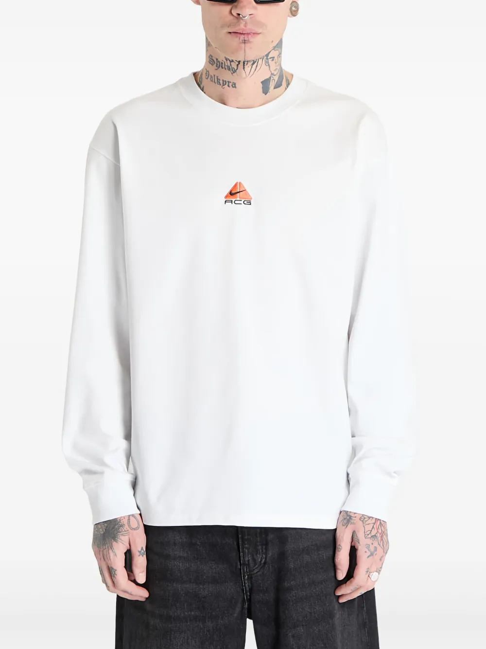 logo-print long-sleeve T-shirt