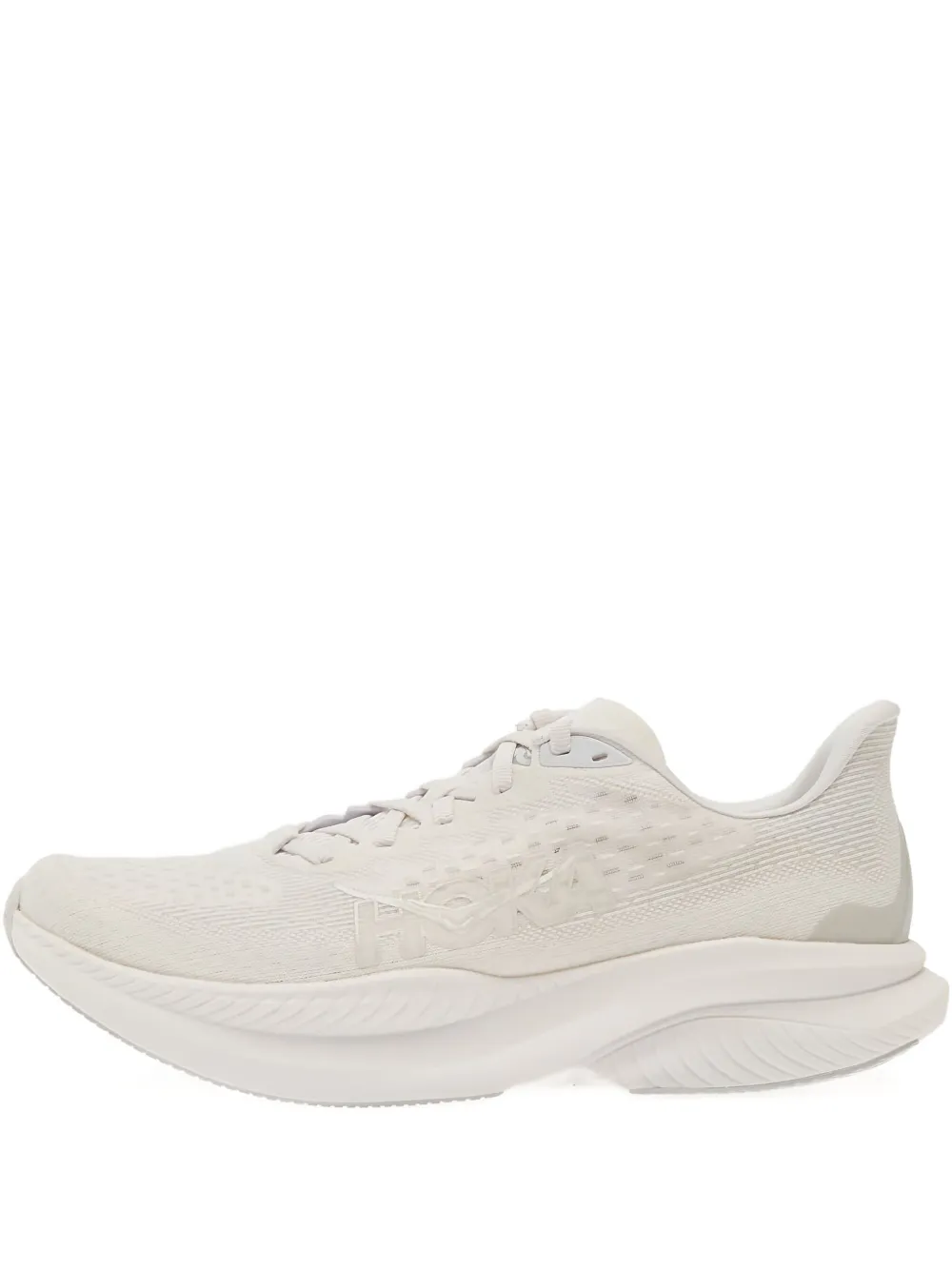HOKA Mach 6 perforated-detail sneakers White